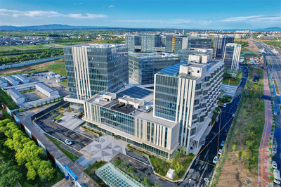 黃河金三角(運(yùn)城)創(chuàng)新生態(tài)集聚區(qū)科創(chuàng)城項(xiàng)目初見雛形